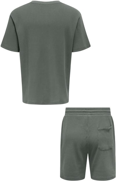 Only & Sons Steward Relaxed Shirt en Short Set Heren - Maat L