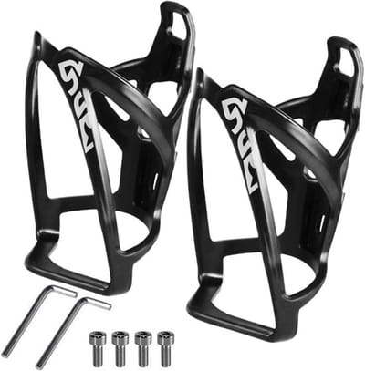 Lichte en Universele Fiets Waterfles Houder met Schroeven - Ideaal voor Race- en Mountainbikes, Set van 4 Stuks