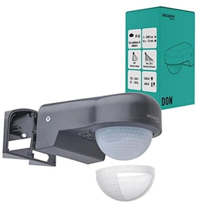 Buitenbewegingsmelder 230V IP65 Draai- en verstelbaar met 240° PIR Sensor en 10m Bereik