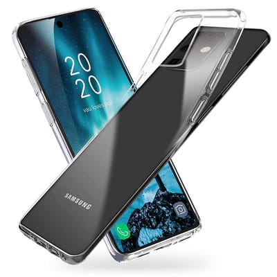 HB Hoesje Geschikt voor Samsung Galaxy S20 Ultra - Siliconen Back Cover - Transparant