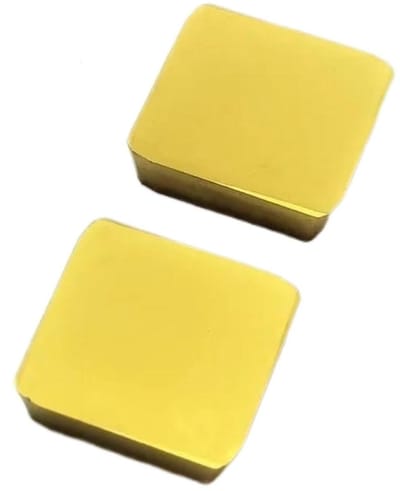 Wisselplaten Metaalbewerking - Draaigereedschap - Metaal Vormgeven - Harde Legering - 10 Stuks - Zilverkleurig