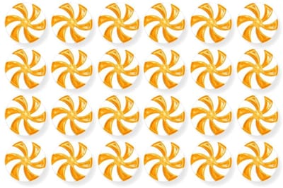 Dailygoods- Kerstsnoephangers 25 stuks - Kleurrijke Lolly-hanger - Kerstdecoratie - Kerstboomversiering - Kunststof - Afmeting 25 mm