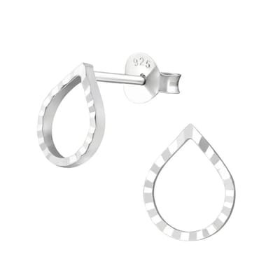 Aramat Jewels | Oorbellen | Zilveren Druppelvormige Oorbellen | | | |9mm | Zilver | Kinderen, Volwassenen | Verkleurd niet
