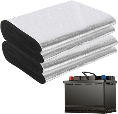Isolatiematten voor auto en vrachtwagen, 3 mm x 18 x 102 cm, vlamvertragend, geluidsisolatie en koudebestendig, ideaal voor camper en voertuigisolatie