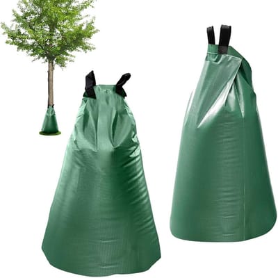 Dailygoods- Boombewateringszak robuust - weerbestendig - diefstalbeveiliging - ritssluiting - voor kleine/grote bomen - beschermlabel - Bomenzak