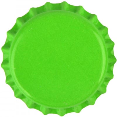 Kroonkurken Groen 26 mm (verpakt per 100 stuks)