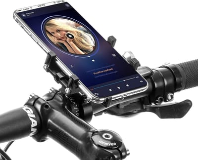 Fiets Motorfiets Mobiele Telefoon Houder voor 4.2-6.8 inch Smartphone 360​​° Draaibare Ebikes Houder voor Stuur 22.2 tot 31.8mm Universeel