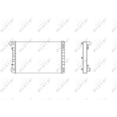 Radiator, motorkoeling NRF 53665