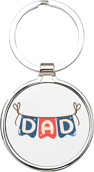 Akyol - Vaderdag Sleutelhanger - vader - papa's - vader sleutelhanger - Papa sleutelhanger - Sleutelhanger papa - Familie sleutelhanger - Vaderdag cadeautje - Papa cadeau - Dad - stiefvader - schoonvader - Fathersday - 4 x 7,5 CM
