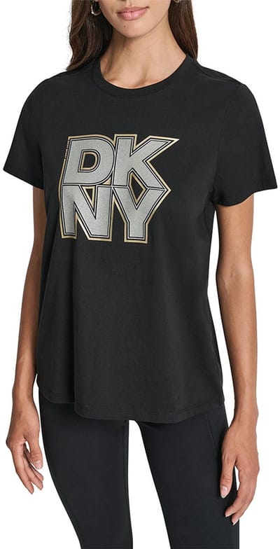 Dkny Dw8000050 T-shirt Met Korte Mouwen Zwart M Vrouw