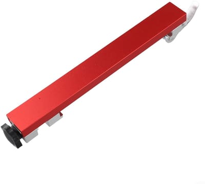 Verstelbare Snijliniaal - Jig Gids Tafelzaag - Nauwkeurig Zagen - Aluminium Legering - 0-300 mm - Rood
