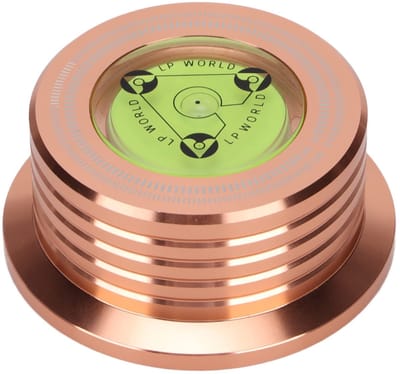 Dailygoods- Platenspeler Stabilisator - Aluminium Schijfklem - LP Platengewicht - Draaitafel Waterpas - Hoge Nauwkeurigheid - Geschikt voor 7 mm Asdiameter