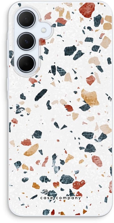 Case Company® - Hoesje geschikt voor Samsung Galaxy A35 hoesje - Terrazzo N°4 - Soft Cover Telefoonhoesje - Bescherming aan alle Kanten en Schermrand