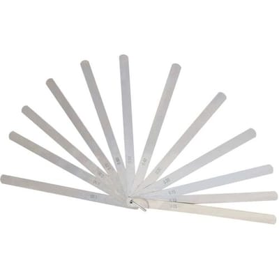 KS Tools 300.0618 Zuigerspielmal, 13 vel, 0,05 - 1 mm, 200 mm lang