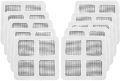Dailygoods- Reparatietape - 10 Stuks - Zelfklevend - Vliegengaas - Reparatieset - Voor Schermramen/Tentennetten - Plakband