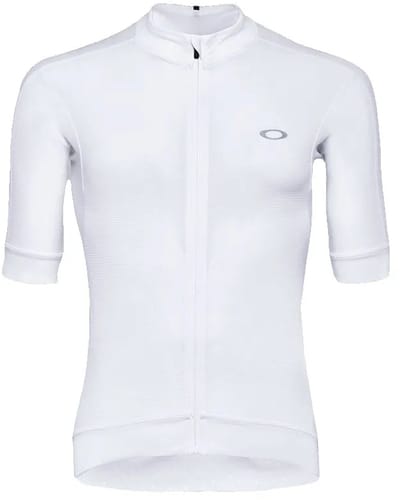 Oakley Apparel Endurance Tempo Korte Mouw Wielertrui Wit M Man