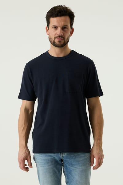 Pilot t-shirt donkerblauw