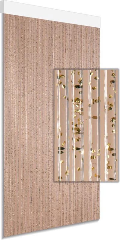 Degor Vliegengordijn Calisto - 90x210cm - Goud - Huisdiervriendelijk