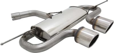 RVS Sportuitlaat R32 Look Zilver - VW Golf 5 / VW Golf 6 - Viking Choice