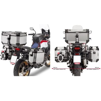 Motorfiets zijbaksteun Givi Monokey Cam-Side Honda Crf 1000 L Africa Twin (16 À 17)