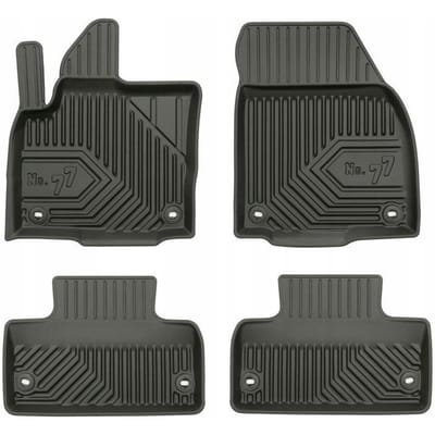 FROGUM No.77 - Automatten Set - Land Rover RANGE ROVER Evoque automat - TPE rubber - 3D randbescherming - Perfecte pasvorm