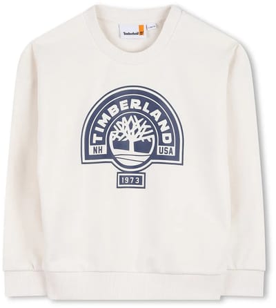Timberland T60811 Sweatshirt Wit 4 Years Jongen