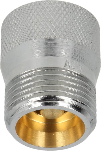 Waterslot wasmachine - 3/4" waterstop - waterstop vaatwasser - aquastop wasmachine - verchroomd messing