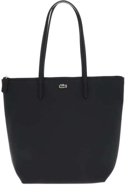 LACOSTE shopper Vertical Shopping Bag Noir zwart