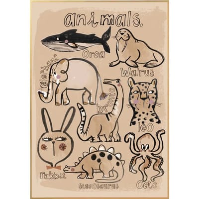 Studio loco poster animal collection 50 x 70 cm