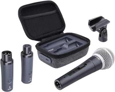 Draadloos Microfoonsysteem 2.4GHz met Oplaadcase - Hoge Kwaliteit Audio