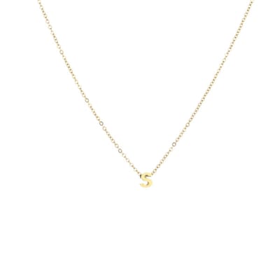 Letter-Ketting-S-Goud