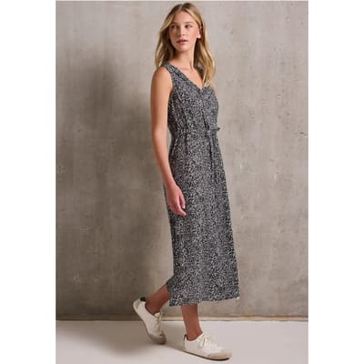 Gedessineerde midi-jurk