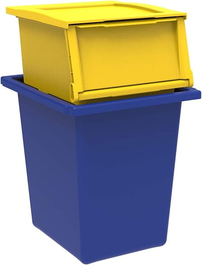 Opbergkast voor buiten - containers van kunsthars voor het sorteren van binnen en buiten / Keter Piñ plastic throw / Opslag Kast25 l + 30 l