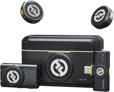 Hollyland LARK M2 Mini Combo Shine Charcoal Camera-ontvanger + USB-C ontvanger Engelse versie draadloze microfoon