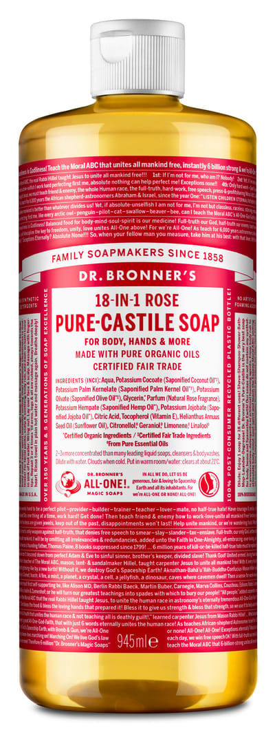 Dr. Bronner’s Dr. Bronner&rsquo;s Magic Soap Rose 945 ml