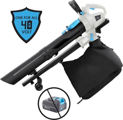 H-Ster Accu Bladblazer Leo 40 Volt - 3 IN 1 Blazen, zuigen en versnipperen - 187 km/h - excl. accu en lader