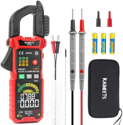 Intelligente Tangmeter T-RMS, Digitale Multimeter met D-Jaw, Automatische Bereikmeter, Kleurendisplay, AC/DC Stroommeting, Inrush Current, Spanning, Temperatuur, NCV