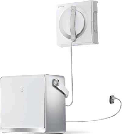 ECOVACS WINBOT W2 PRO OMNI Robot ramenreiniger–Ramenwasser–Ruitenreiniger – WIN-SLAM 4.0 intelligente routeplanning– 6-in-1 multifunctioneel station–12-traps veiligheidssysteem–Dubbele stroommodus–Voor ramen–Spiegels–Glazen deuren