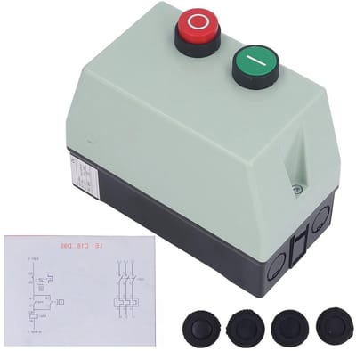 Waterdichte Magnetische Motorstarter voor Enkele en Driefasige Motoren 220V 230V IP55 Veiligheidsschakelaar