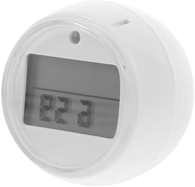 Drijvende Waterthermometer - Zwembadthermometer Badthermometer - Watertemperatuur Meten - Drijvend Kindveilig Ontwerp - 42 x 42 x 26 cm - Wit