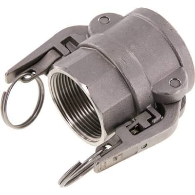 Camlock DN 40 (1 1/2'') Veiligheid Koppeling RvsRp 1 1/2'' met binnendraad Type D MIL-C-27487