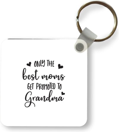 Sleutelhanger - Uitdeelcadeautjes - Mama - Oma - Cadeau - Quote - Plastic