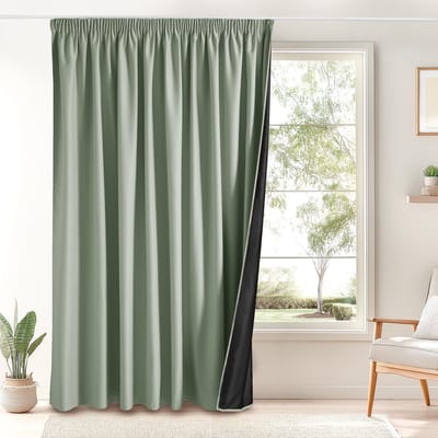 Dailygoods- Verduisteringsgordijnen 300B x 245H cm - Warmte-isolerend - Modern Design - 1 Paneel - 100% Polyester - Veiligheidswaarschuwing - Gordijnen