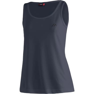 Maier Sports Petra Mouwloos T-shirt Blauw XS Vrouw