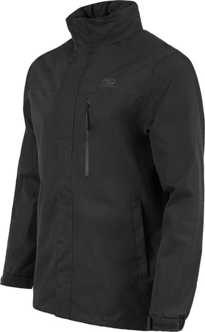 Highlander Outdoorjas Kerrera Heren Zwart Maat S