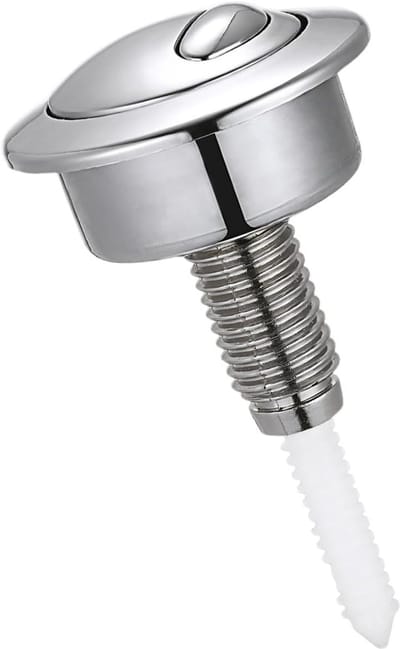 Dubbele Toilet Duwknop Zilver - Universele Spoelknop voor Inbouwreservoir