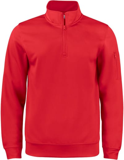 Clique Basic Active Half Zip 021013 - Rood - S