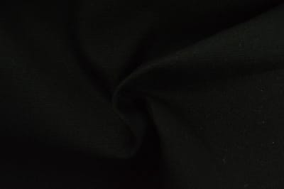 Canvas stof - Zwart - 10 meter