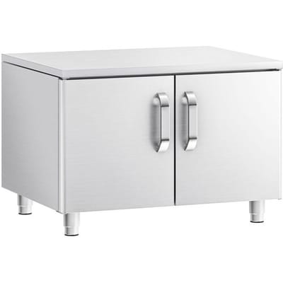 GGM Gastro Edelstahl Unterbau - 800mm - 2 Türen Zilver