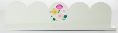 Rice Houten Wandplank (56x11x13 cm) Wit.